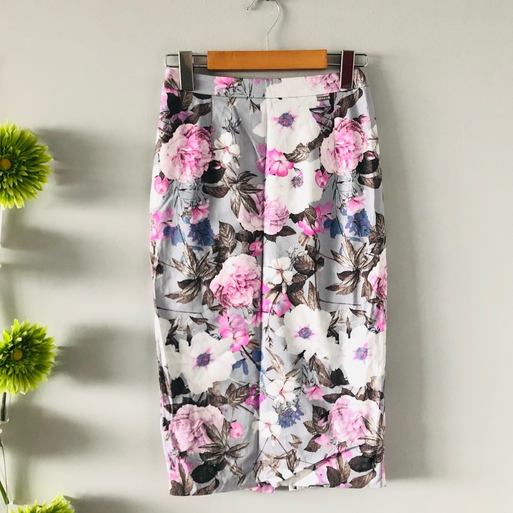 Mohito | Cotton Floral Pencil Skirt